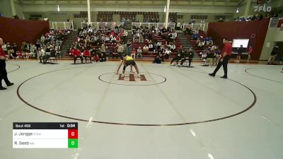 150 lbs Consolation - Ryan Seeb, Woodward Academy vs Josh Jorgge, St. Anthony's