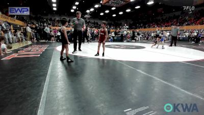 55 lbs Round Of 16 - Michael Mairel, Perry Wrestling Academy vs Greyson Austin, Woodward Youth Wrestling