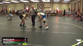 107 lbs Round 3 (6 Team) - Brogan Kendall, Revival White vs Beckett Leclair, Mat Assassins Red