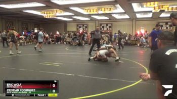 155 lbs Quarterfinals (8 Team) - CRISTIAN RODRIGUEZ, Elite Wrestling Black vs Eric Wolf, Death Squad