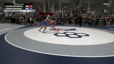 Senior Women Freestyle FS - 57 lbs Champ. Round 2 - Jacarra Winchester, USOPTC/ Titan Mercury Wrestling Club (TMWC) vs Jasmine Hernandez, Maurer Coughlin Wrestling Club