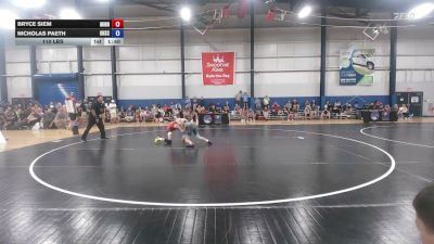 110 lbs Bryce Siem, Minnesota vs Nicholas Paeth, Ohio Scarlet