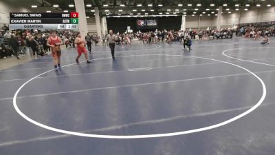 215 lbs Quarters - Exavier Martin, Ark City Takedown Wrestling Club vs Samuel Swais, New Wave Wrestling Club