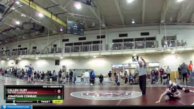 92 lbs Cons. Round 4 - Jonathan Conrad, Indiana vs Callen Olry, The Fort Hammers Wrestling