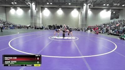 110 lbs Cons. Round 2 - Sadie Kimmi, Liberty North vs Payton Coe, Odessa