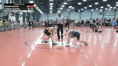 110 lbs Round 4 - 1:30pm Friday - Bronsyn Baxter, POWA vs Thadius Yacopino, Minions