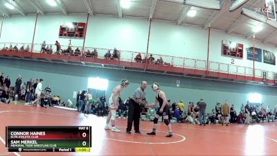 150 lbs Quarterfinal - Connor Haines, Elite Athletic Club vs Sam Merkel, Memorial Tiger Wrestling Club