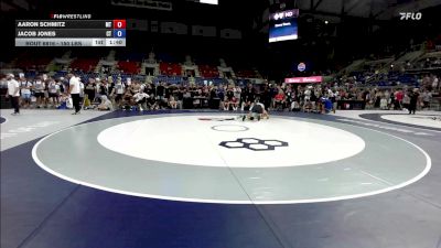 150 lbs Cons. Rd Of 64 - Aaron Schmitz, MT vs Jacob Jones, CT