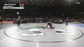 4A/3A/2A/1A Girls 120 Semifinal - Emmalee Brissette, Oakridge Girls vs Avrey Robinson, La Grande Girls