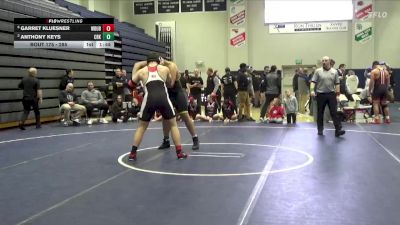 285 lbs Semifinal - Garret Kluesner, Western Dubuque vs Anthony Keys, Cedar Rapids Kennedy