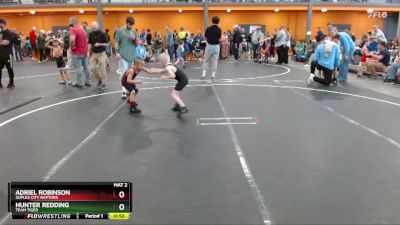 50 lbs Cons. Semi - Hunter Redding, Team Tiger vs Adriel Robinson, Suplex City Raptors