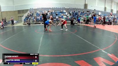 84 lbs Quarterfinal - Tucker Wyatt, KY vs Kingston Simms, OH