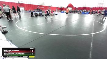 125 lbs Round 3 (6 Team) - Bridget Bankers, Team Blue vs Elizabeth Rademacher, Team Pink