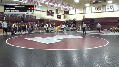 JV-23 lbs 1st Place Match - Lizzie Eaton, Cedar Rapids Kennedy vs Emery Cornwell, Marion