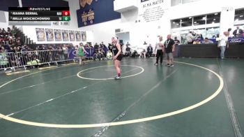 135 lbs Quarterfinal - Rianna Bernal, Marina vs Bella Wojciechowski, Thousand Oaks