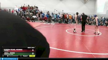 115 lbs Cons. Round 4 - Karon Pearl Morris, Poudre vs Arial Johns, Woodland Park