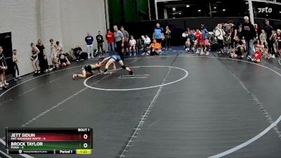 64 lbs Semis (4 Team) - Brock Taylor, POWA vs Jett Sidun, Mat Assassins White