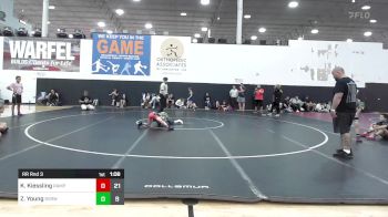 70 lbs Rr Rnd 3 - Korbin Kiessling, Rampage vs Zayne Young, Steel Valley Renegades