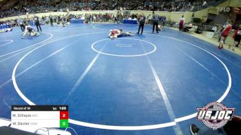 119 lbs Round Of 16 - Mason Gillispie, Keystone Wrestling Club vs Wesley Davies, Team Choctaw