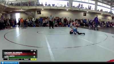 92 lbs Cons. Round 5 - Lane Smith, Indiana vs Zachary Silvernail, Edgewood Wrestling Club