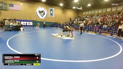 120 lbs Quarterfinal - Cadence Cruz, Golden Valley vs Danyell Jones, Stockdale