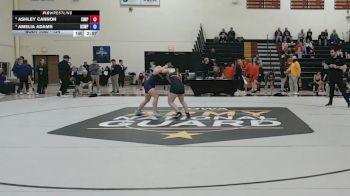 124 lbs Quarterfinal - Ashley Cannon, Simpson vs Amelia Adams, Wisconsin Stevens Point
