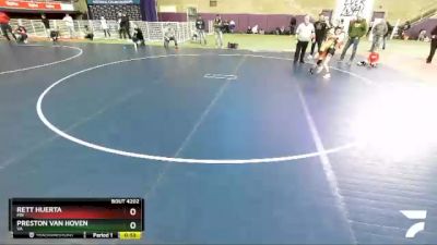 74 lbs Cons. Round 4 - Preston Van Hoven, VA vs Rett Huerta, MN