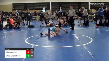 77 lbs Prelims - Ryan Haynes, Broad Axe MS vs Kyle Von Schimdt, Doughboy MS