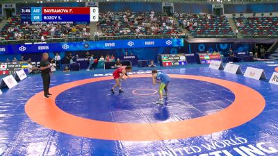 53 kg Qualif. - Fatima Bayramova, Azerbaijan vs Sela Rozov, Israel