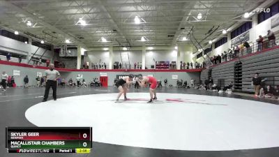 174 lbs Cons. Round 3 - MacAllistair Chambers, Quincy vs Skyler Geer, Newman