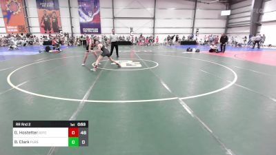 95 lbs Rr Rnd 2 - Grayson Hostetter, Team Gotcha vs Bryson Clark, Pursuit Wrestling Academy