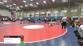 120 lbs Semifinal - Silas Varner, Bakersfield vs Caleb Rivas, Golden West