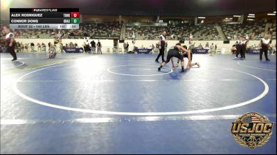 140 lbs Consi Of 16 #1 - Alex Rodriguez, Tonkawa Takedown Club vs Connor Dong, Gracie Barra Westchase