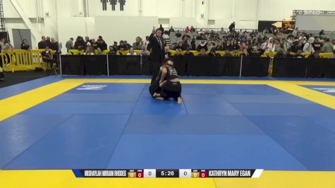 Kathryn Mary Egan vs Mishaylah Miriam Rhodes 2024 World IBJJF Jiu-Jitsu No-Gi Championship