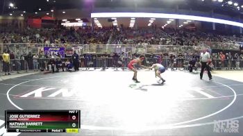 3A 132 lbs Champ. Round 1 - Nathan Barrett, Tohopekaliga vs Jose Gutierrez, Doral Academy