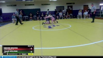 285 lbs Placement Matches (8 Team) - Denver Degonia, Harris County vs Travis Nollman, Ola