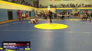 110 lbs Round 3 - Brady Woofter, Colby Kids Wrestling Club vs Declan Keller, Dodge City Training Center