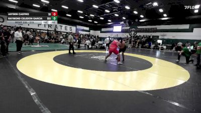 215 lbs Cons. Round 1 - Raymond Celedon Garcia, Roosevelt vs Jayden Castro, Tulare Western