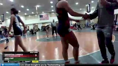 138 lbs Quarterfinal - Samantha Carrico, Franklin Wrestling Club vs Aries Day, Indiana