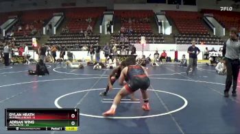 145 lbs Finals (8 Team) - Dylan Heath, Mi Pitbulls Black vs Adrian Wing, Alpha Elite