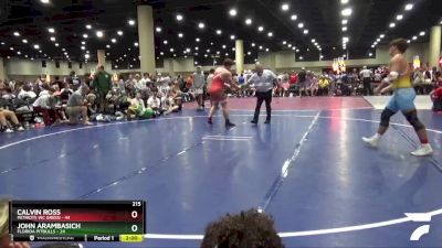 215 lbs Round 1 (32 Team) - John Arambasich, Florida Pitbulls vs Calvin Ross, Patriots WC Green