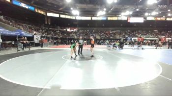 135 lbs Champ. Round 2 - Ava Lynn Alberts, Post Falls vs Alycia Aguayo, Blackfoot