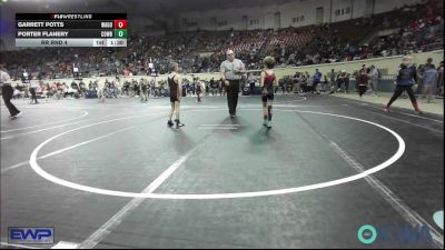 52 lbs Rr Rnd 4 - Garrett Potts, Wagoner Takedown Club vs Porter Flanery, Cowboy Wrestling Club