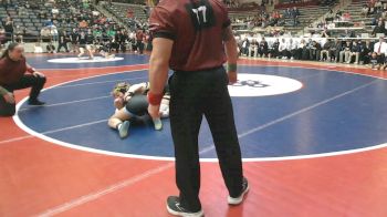 6A 120 lbs 1st Place Match - Layne Hattenhauer, Central vs Giana Rutledge, Har-Ber