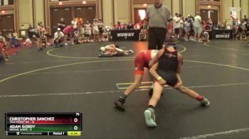 75 lbs Round 1 (6 Team) - Adam Gordy, Revival White vs Christopher Sanchez, Yale Street WC