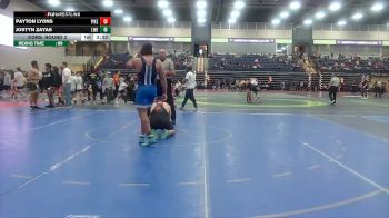 197 lbs Cons. Round 2 - Payton Lyons, Pikeville vs Jostyn Zayas, Lindsey Wilson (Ky.)