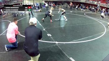 100 lbs Cons. Round 2 - Jaxon O`Connor, Gretna Youth Wrestling Club vs Judge Morrissey, Wrestling With Character