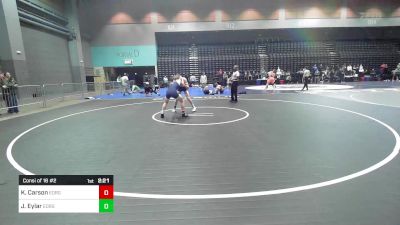 125 lbs Consi Of 16 #2 - Kai Carson, Eastern Oregon University vs Jackson Eylar, Eastern Oregon University