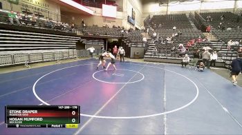 178 lbs Cons. Round 4 - Stone Draper, Mountain View vs Hogan Mumford, Box Elder