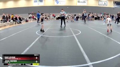 56 lbs Round 2 - John Reimer, POWA vs Sam Levine, Warhawks Wrestling